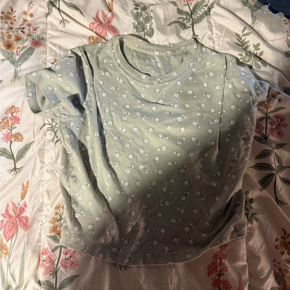 Green Floral T-Shirt